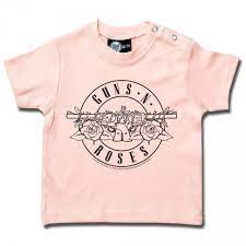 Aktuelle preise für produkte vergleichen! Baby T Shirt Mit Guns N Roses Bullet Outline Aufdruck Finde Hier Coole Outfits Aus Der Hardrock Und Heavy Metal Welt Metal Kids