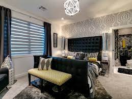 White and black sitting room. Black And Yellow Bedroom Ideas And Photos Houzz