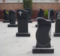 Lápide e Monumento de Granito Preto Absoluto - China Lápide ...