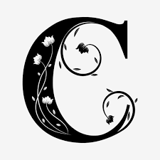 Alphabet Letter C With Ornaments Vintage Alphabet Letter C Alphabet Letter Png And Vector With Transparent Background For Free Download Lettering Alphabet Lettering Pink Pattern Background
