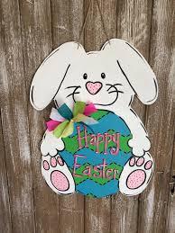 Blank Easter Wood Cutouts 24 Paint Party Paint At Home Bunny Cross Egg Spring Door Hanger Happy Easter Bunny Happy Easter Sign Bunny Door Hanger