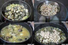 Cuantas veces un bote de judias, garbanzos o alubias me han sacado de un apuro. Receta Rapida De Alubias Con Almejas