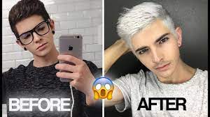 Rinse the bleach from your hair. How To Diy Dark To Platinum White Hair Bleach Tutorial Youtube