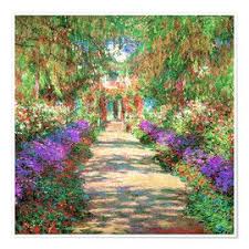 Claude Monet Le Jardin Aux Iris Giverny Monet Garten Landschaftsbilder Impressionismus