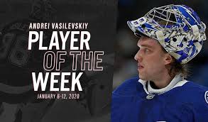 Find andrei vasilevskiy stats, teams, height, weight, position: Player Of The Week Andrei Vasilevskiy Nhlpa Com