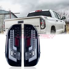 Winjet Oe Factory Fit For 2014 2019 Toyota Tundra Led Brake Tail Lights Clear Toyota Tundra Tundra Trd 2014 Toyota Tundra