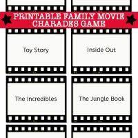 Charades Ideas Family Movie Charades Cards Charades Game Charades Family Movies