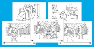 Iară cel mic era harnic şi cuminte. Capra Cu Trei Iezi Pagini De Colorat Teacher Made