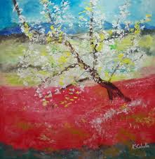 Vientos nuevos en la primavera 100X100 CM. , cuadro original, Óleo sobre  Tabla, comprar cuadros