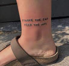 European Son 420 On Insta Knee Tattoo Simplistic Tattoos Knee Tattoo Words