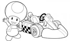 Http Becoloring Com Images Toad Mario Kart Racing Coloring Pages Jpg Mario Coloring Pages Coloring Pages Mario Kart