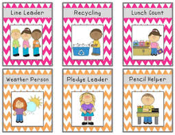 preschool classroom job chart clipart free images at clker