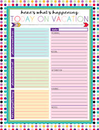 The vacation schedule template helps to assemble yearly plan in the start of every year and/or for the next year. Free Printable Daily And Weekly Vacation Calendars Vacation Calendar Vacation Itinerary Template Itinerary Template Free