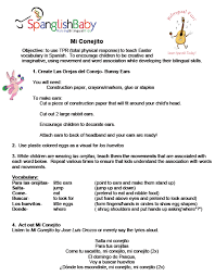 Siétense (sit down) y levántense (stand up) Fun Activity And Song To Teach Easter Vocabulary In Spanish Encourage Children To Be Creative And Imaginative Printable Activities Activity Sheets Activities