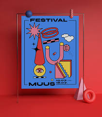 Muus Festival Identity Concept Mindsparkle Mag Graphic Design Posters Festival Design Geometric Graphic Design