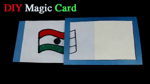 Once you make the card after that you can download it as image or can be sent through e mail as pic and also you can share or post to facebook, google plus, pinterest. Diy Magic Card For Indian Republic Day How To Make Republic Day Greeting Card Republic Day Card Making Ideas Indian Republic Day Craft Ideas 2020 Video Dailymotion