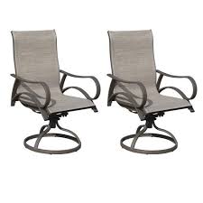 Backyard Creations Camden Swivel Rocker Dining Patio Chair 2 Pack In 2020 Patio Chairs Backyard Creations Outdoor Chairs