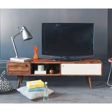 Meuble Tv Vintage En Sheesham Mobilier De Salon Meuble Meuble Deco