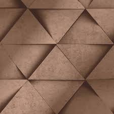 It is very popular to decorate the background of mac, windows, desktop or android device beautifully. Fine Decor Triangle Rustic Copper 3d Effect Wallpaper Fd42559 Uncategorised From Wallpaper Depot Uk