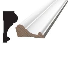 Pine crown molding & colonial chair rail. Alexandria Moulding 1 1 8 In X 2 7 16 In X 96 In Primed Pine Finger Jointed Chair Rail Moulding 0pcr7 93192c The Home Depot
