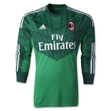 Maillot Milan Ac 2014 2015 Gardien De But Manches Longues Domicile Pas Cher Ac Milan Milan Long Sleeve Jersey