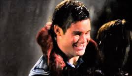 ALWAYSTHEQUIETONES — Andy and Haley in the rain. (scene from 'The...