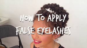 How to apply false lashes for the Irish dancing stage