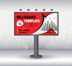 Upload ready to print artwork or use our online design tool. Billboard Design Vector Banner Template Advertisement Realistic Royalty Free Cliparts Vectors And Stock Illustration Image 124168153