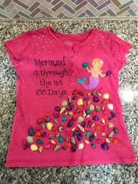 Mermaid 100th Day Of School 100 Day Shirt Ideas 100 Day Of School Project 100days Of School Shirt