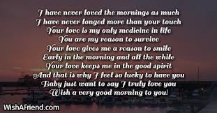I hope that your morning is as bright and gorgeous i've made the reconciliation that there is nobody else for me but you. Good Morning Poems For Her
