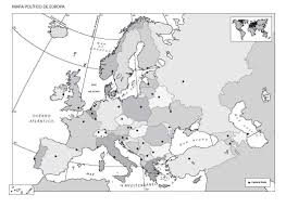 Mapa Europa Para Colorear