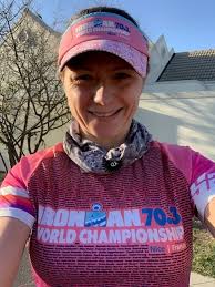 Go Natalie go 🙌 Our awesome age group triathlete, Natalie Beckenstrater,  has some words of encouragement for us as she takes