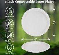 Amazon.com: ECOLipak 6 Inch Disposable Compostable Small ...