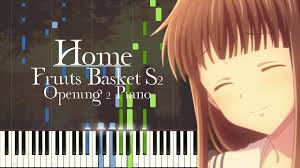 Fruits Basket 2nd Season Opening Piano Home By Asako Toki Youtube