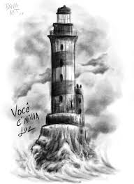 Black And White Lighthouse Tattoo Designs Black And Gray Watercolor Lighthouse Tattoo Design Lighthouse Tattoo Lighthouse Drawing Lighthouse