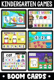 Kindergarten Digital Activities Boom Cards Kindergarten Games Teaching Addition Teaching Helpers