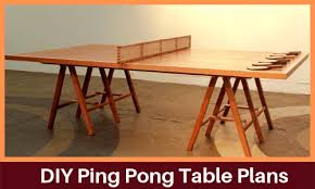 Download coffee table with drawers plan. 7 Best Homemade Diy Ping Pong Table Plans Ppb