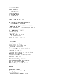 Natashia nikita, lirik lagu rohani indonesia 180 views. All Categories Conceptsbio