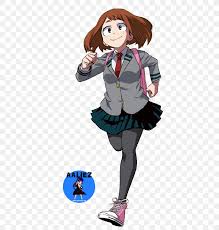 Katsuki is a young man of average height, with a slim, muscular build, and a fair skin tone. Ochako Uraraka My Hero Academia Katsuki Bakugou Drawing Png 400x859px Watercolor Cartoon Flower Frame Heart Download