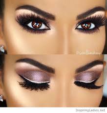 amazing pinky eye makeup for brown eyes
