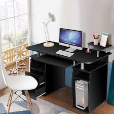 Desktop computer set with table,printer,ups for sale!!!₱14,500 cash /installment dp: Tangkula Computer Desk Wood Home Office Desk Laptop Pc Computer Work Station With Storage Drawer Pull Out Keyboard Tray Monitor And Printer Shelf Black Buy Online In Belize At Belize Desertcart Com Productid