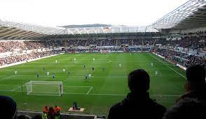 Rob draper at liberty stadium: Liberty Stadium Swansea The Stadium Guide