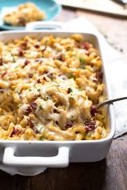 Chicken Bacon Pumpkin Pasta Bake Pinch Of Yum Recipe Pumpkin Pasta Bake Pumpkin Pasta Pumpkin Pasta Recipe