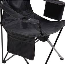Coleman oversized quad chair with cooler. Amazon Com Coleman Camp Chair With 4 Can Cooler Folding Beach Chair With Built In Drinks Cooler Portable Quad Chair With Armrest Cooler For Tailgating Camping Outdoors Camping Chair