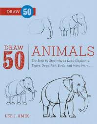 Draw 50 animals by lee j. Draw 50 Ser Draw 50 Animals By Lee J Ames 2012 Library Binding Prebound Edition For Sale Online Ebay