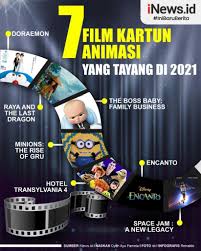 Infografis Deretan Film Animasi Tayang Tahun Ini