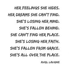Nobody S Home Avril Lavigne My Love Song Love Songs Lyrics Feelings Quotes