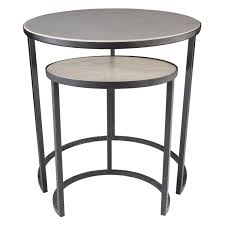 Kingsman Nesting Accent Table Set Of 2 In 2020 Marble Accent Table Nesting Accent Tables Accent Table Sets