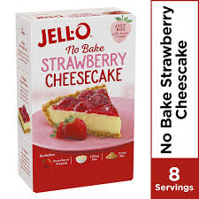 Each 11.1 ounce package contains a cheesecake filling mix and graham cracker pie crust mix for more of the taste you love. Amazon Com Jell O Strawberry No Bake Cheesecake Dessert Kit 19 6 Oz Box Grocery Gourmet Food