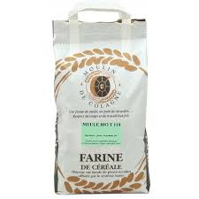 Farine De Ble Complete A La Meule T110 Bio Moulin De Colagne